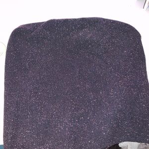 Black sparkly tube top